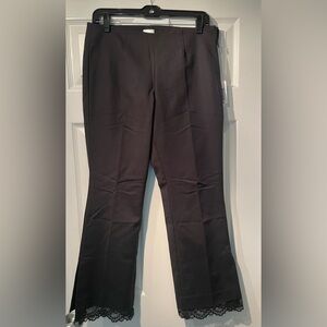 ecru women’s black dress pants Size 8
